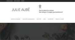 Desktop Screenshot of julieaube.com